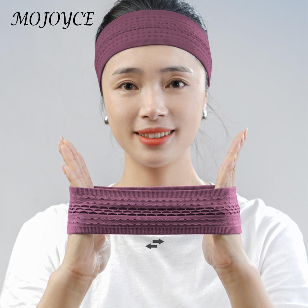 Sportieve hoofdband, zweetband voor workouts, elastische vochtafvoerende hoofdband, ademende zweetabsorberende hoofdband voor buitensporten