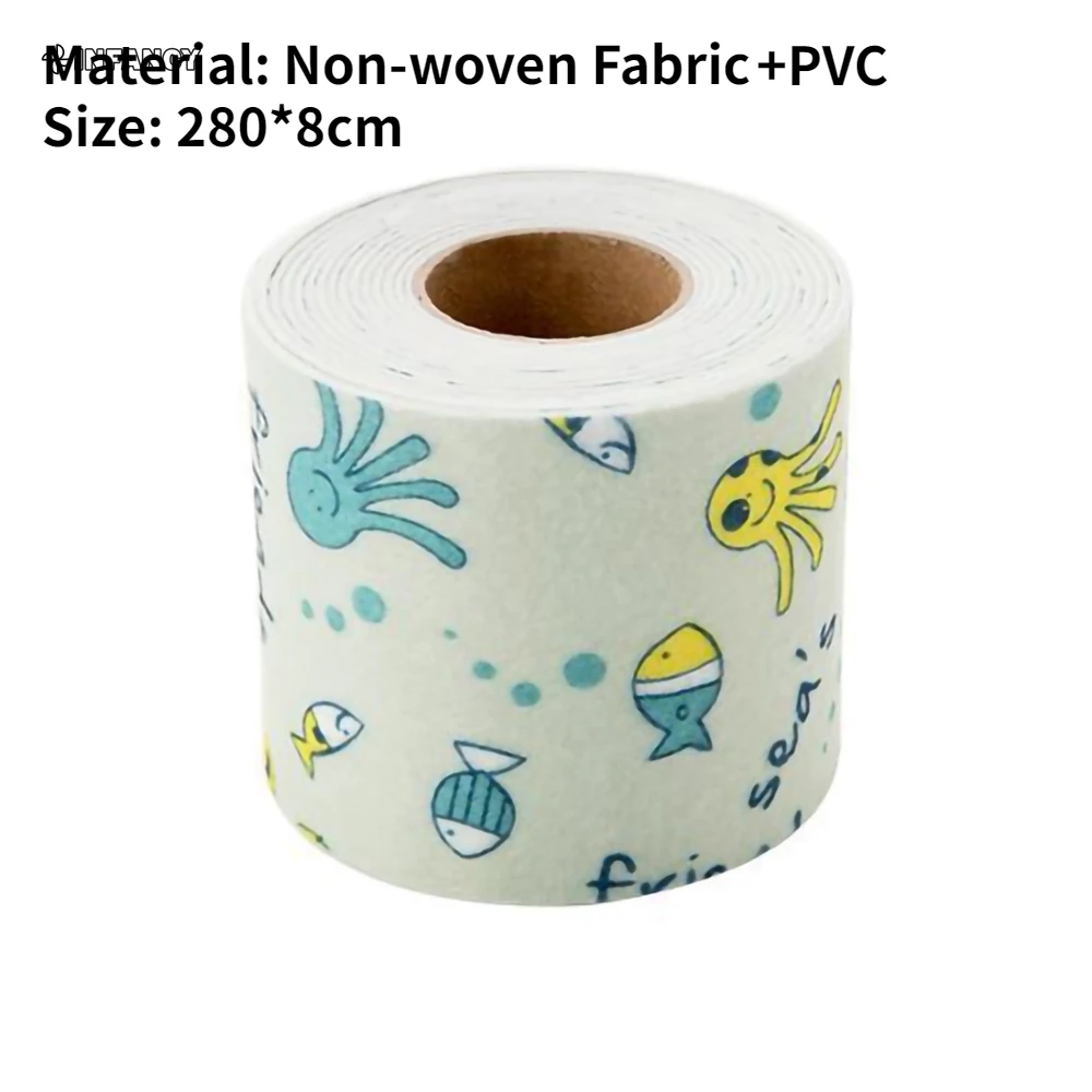 Reusable Window Water-absorbing Sticker Window Sill Washable Anti-frost Dew Sticker DIY Self Adhesive Sink Absorbent Sticker: black