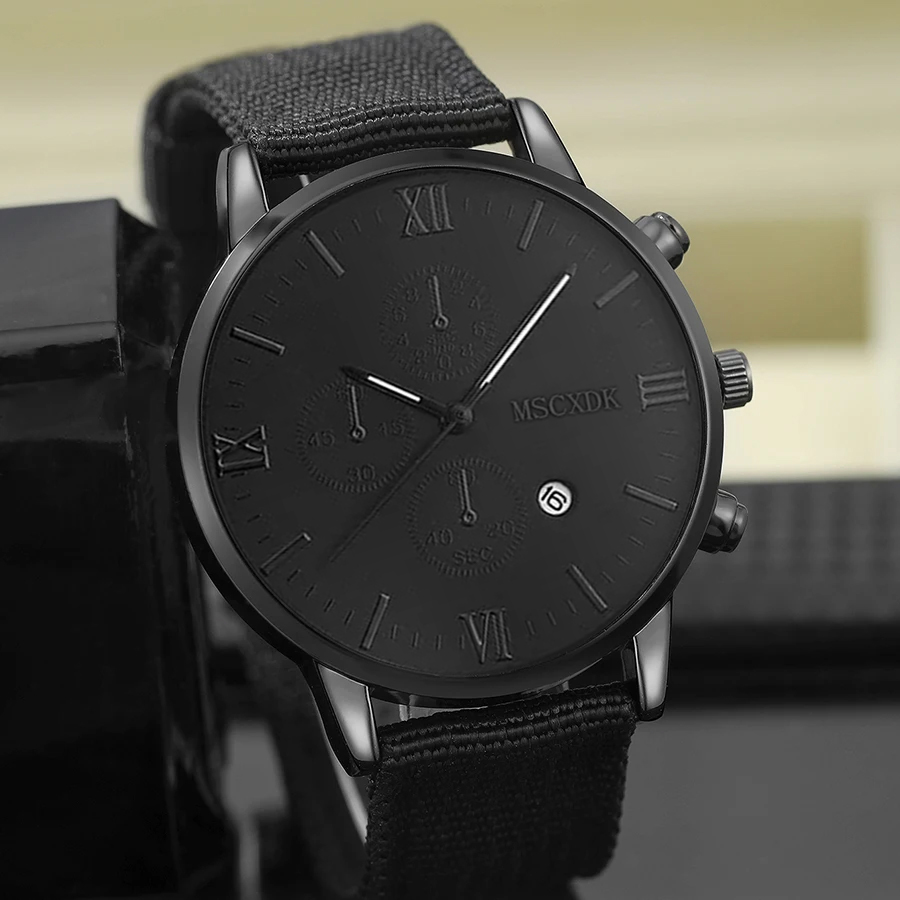 4 stuks quartz horloges armband horloge set voor heren zakelijk mode casual ronde pointer kalender horloge accessoires