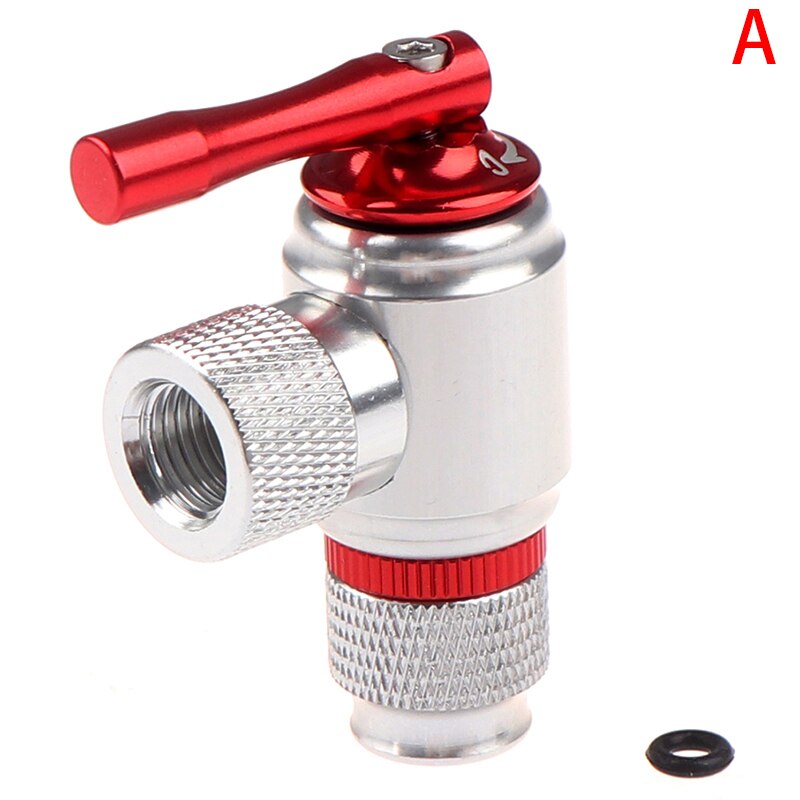 Portable Bicycle Mini Inflator Mountain Road Bike CO2 Inflatable Head Adapter: A