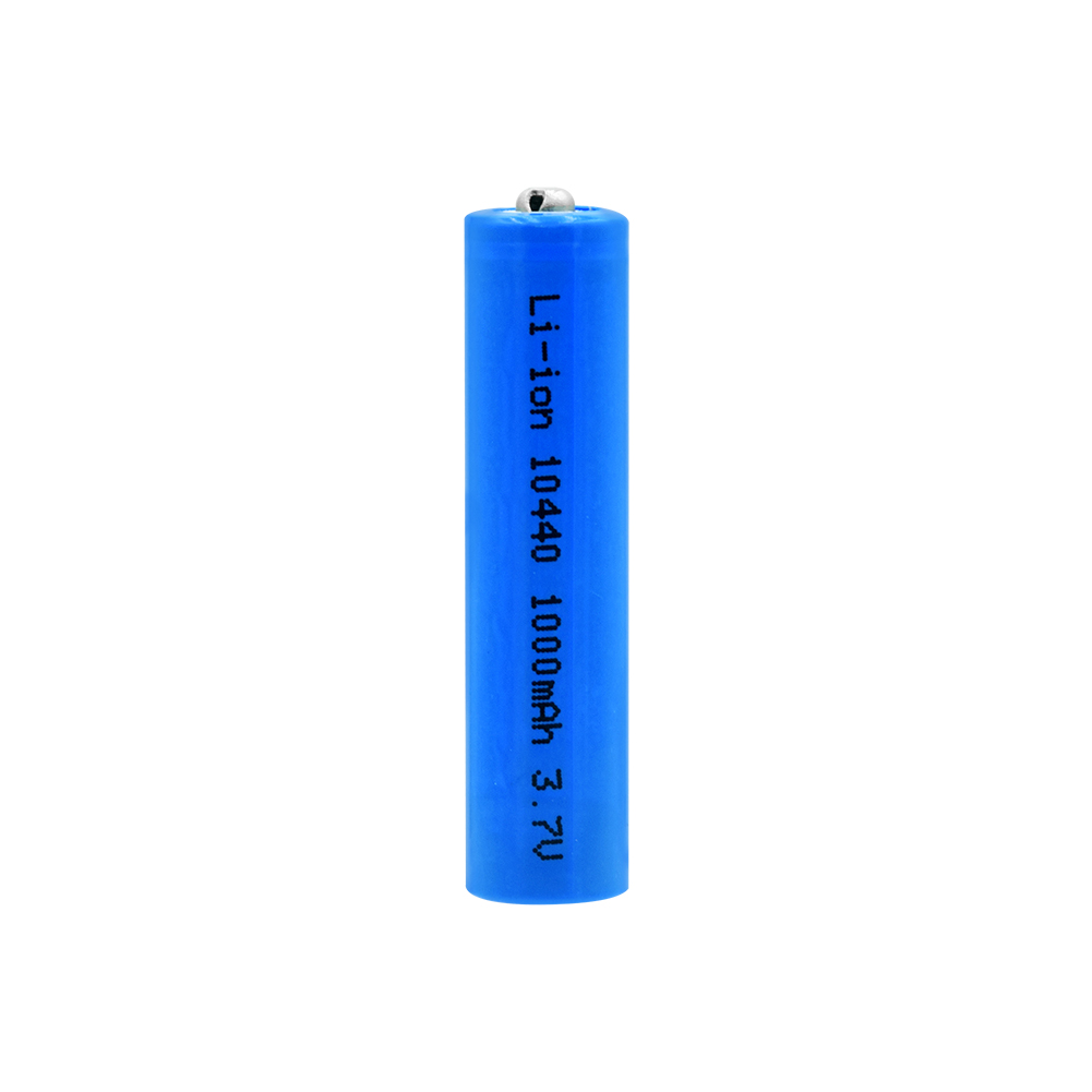 10440 capacity Battery 1000mAh 3.7V Rechargeable Lithium ion AAA Batteries Button Top Li-ion Batteries FLASHLIGHT SHAVER 4PCS: one