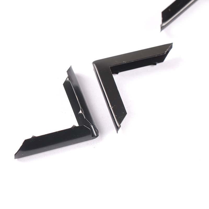 10 stk smal ramme svart bok hjørne beskyttere til diy scrapbooking tilbehør album menyer metall hjørne 31 x 31 x 4mm c2419