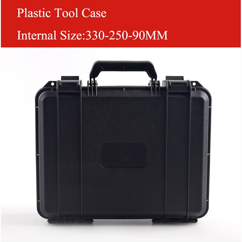 330 x250x90mm ABS Tool case toolbox Impact resistant sealed safety case equipment camera case
