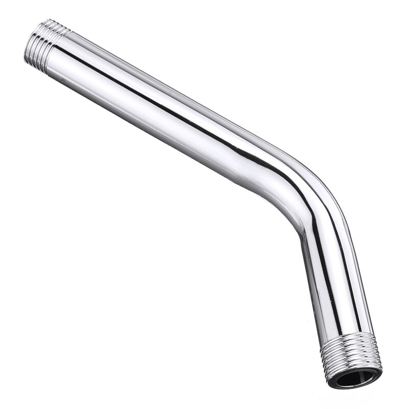 Shower Head Extension Pipes 20CM Stainless Steel Shower Head Extension Pipes Arm Wall Mounted Bathroom Durable Protable