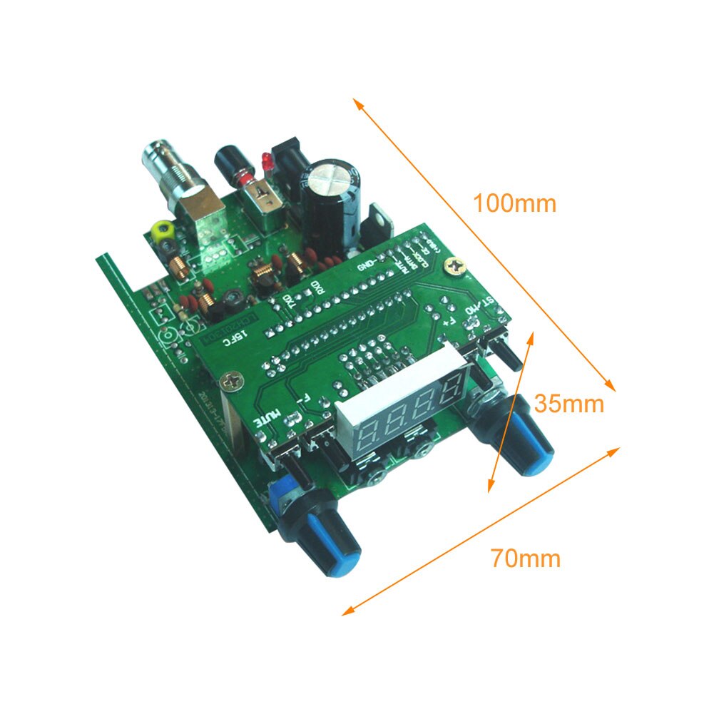 88-108MHz Mini 0.5W DC 12V affichage numérique 200m Signal améliorer la maison BH1415F FM émetteur LED Module contrôle du Volume PLL stéréo