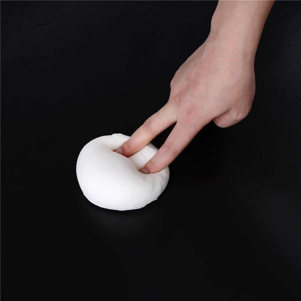 Release Toy Stretchy phone straps charms JETTING Funny 9CM White Scented Dough Bun Bread Artificial Soft Squishy Stress