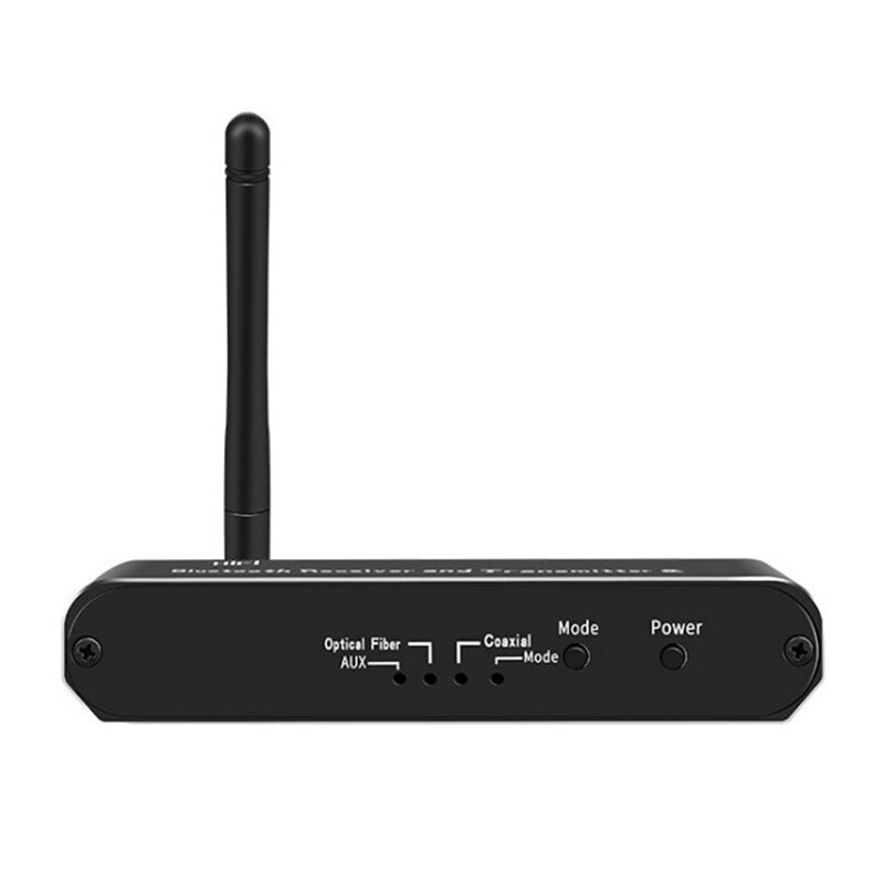 Bluetooth 5.0 zender-ontvangeradapter met aptx hd true hifi lange afstand bluetooth draadloze muziek-o-adapter: Default Title