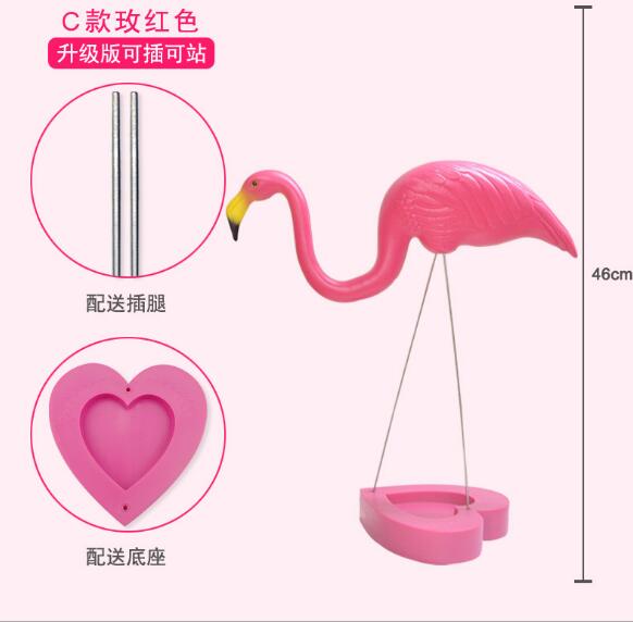 Pink flamingo havelov med bund, dekoration temafest dessertbord arrangeret. altan dekoration: 1 sæt c