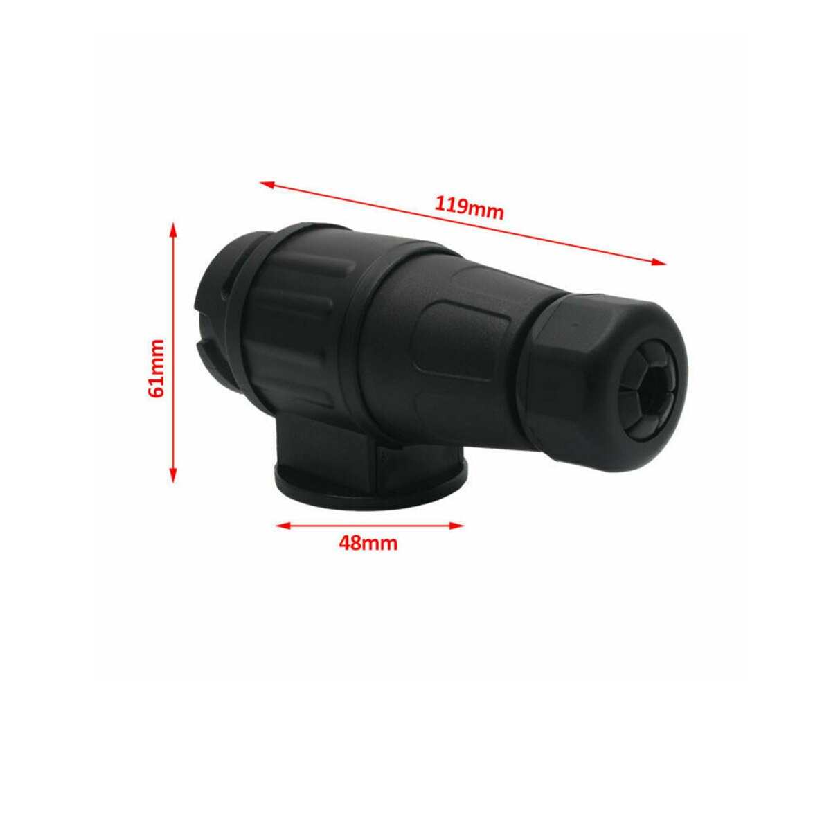 13 PIN CARAVAN PLUG PLASTIC TOWING CONNECTOR TRAILER SELF WIRE MAYPOLE 12V For caravans and newer trailers LEX3018