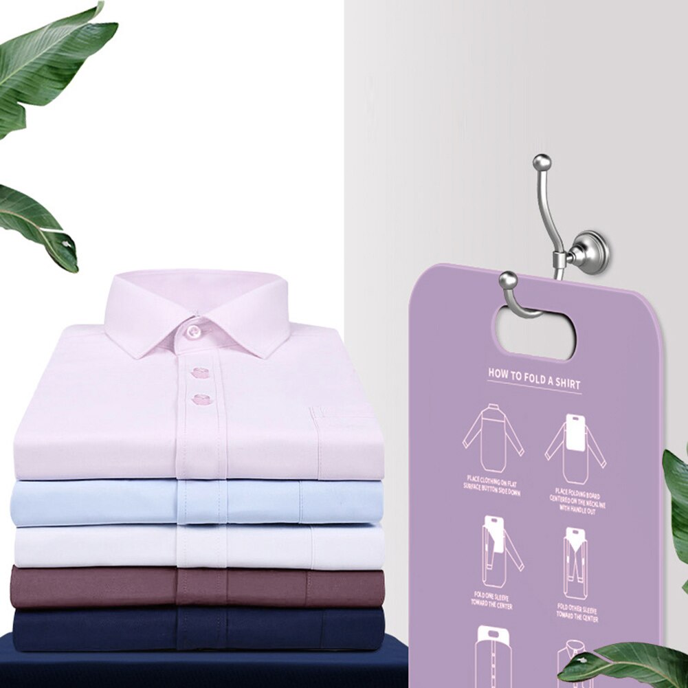 Household Shirt Folding Board Clothes Folder Closet Fold Save Time Quick Clothes Folding Board Clothes Holder