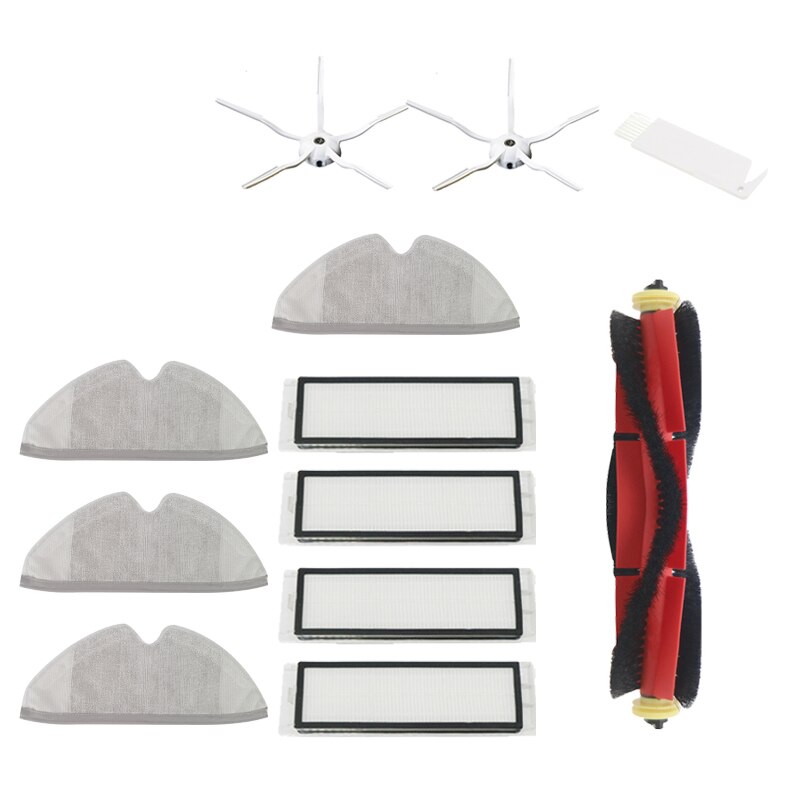 Hepa suodatin moppiliinat rievut harja xiaomi roborock  s5 max  s6 s6 pure  s6 maxv  s4 s5 s50 varaosaa: V
