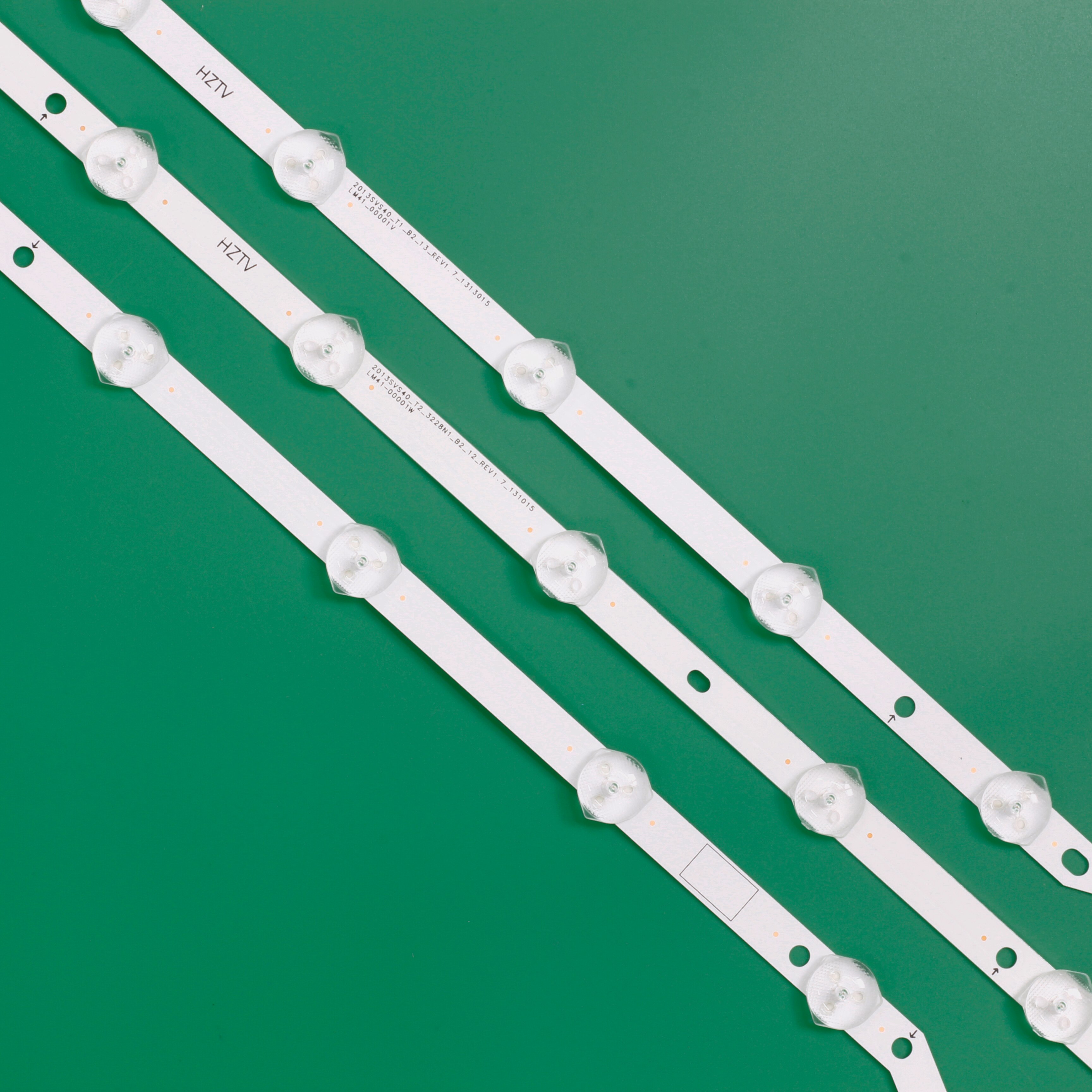 Kit )3 st 12/13 led 76cm led strip för samsung tv  un40 h 5203af 2013 svs 40 lm41-00001v lm41-00001w d3ge-400 sma -r2 d3ge-400 smb -r2