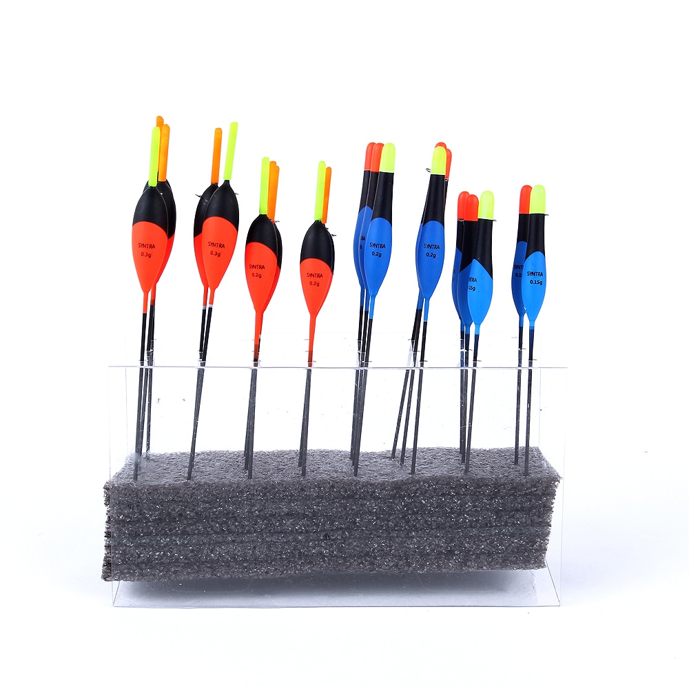 VIS KONING Vissen Vlotter Wood betonning marine 100 stk/set Dobbers For a Vissen Flotteur de Peche Karpervissen Accessoires Pesca