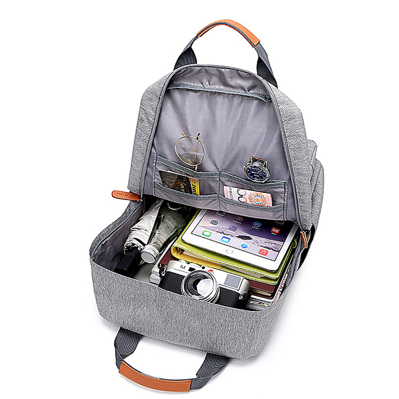 Männer Rucksack Casual Business Notebook Rucksack Licht 15,6-zoll Laptop Tasche Anti Diebstahl Rucksack Reise Rucksack Grau sac eine dos