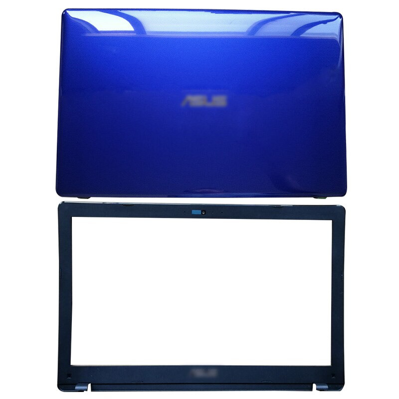 portátil cubierta/bisel frontal/bisagras para Asus X550 F550 A550 X550C X550VC FX50 FX51 FX60 X552M ZX50 K550L Y581C F550L A550J: Blue AB Cover