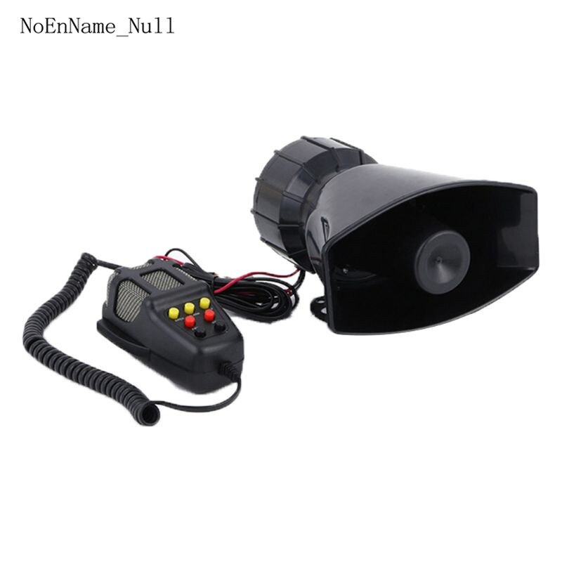 Tone Sound Car Emergency Siren Car Siren Horn Mic PA Speaker System Emergency Amplifier Hooter 12V 100W