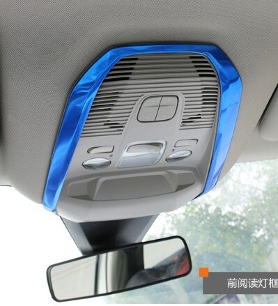 För citroen  c5 aircross interiör läslampa cover sticke bilstyling: Metallblå front