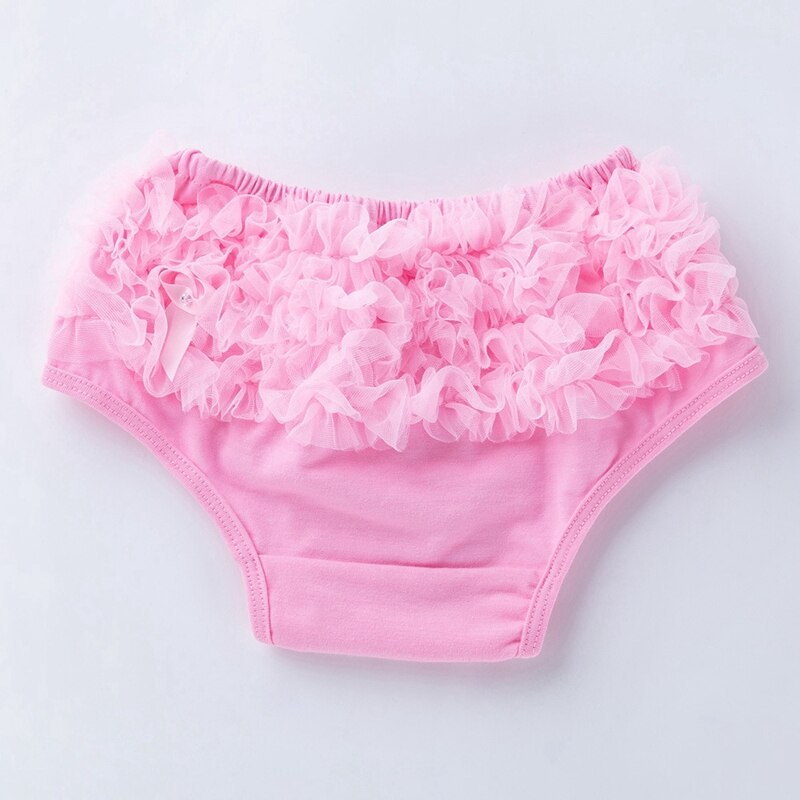 2 Pack Pink Baby Girl Ruffle Bloomers Panties Diaper Cover