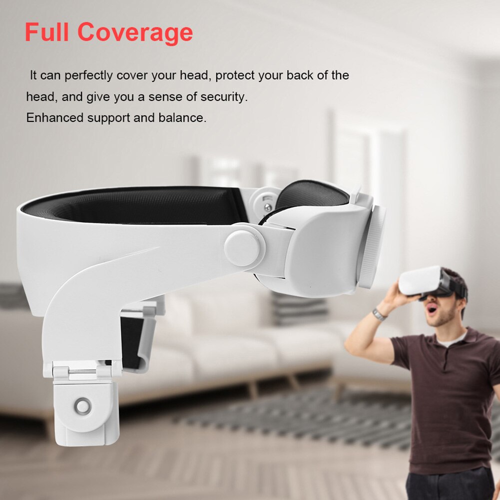 For Oculus Quest 2 VR Headset Head Strap Adjustable Headband VR Headset Accessories Halo Strap