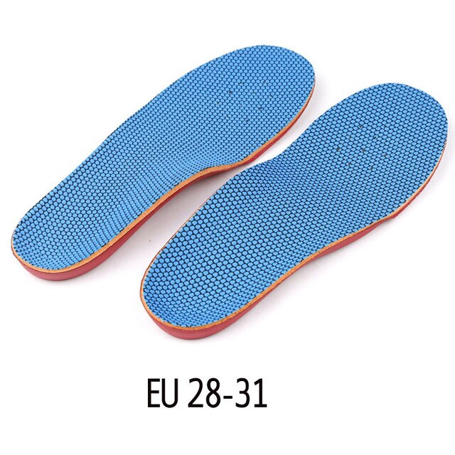 Ushine  eu19-35 blå sprot arch sports barn x ben innleggssåler baby ortopediske innleggssåler baby joggesko innleggssåler: Svart 28-31