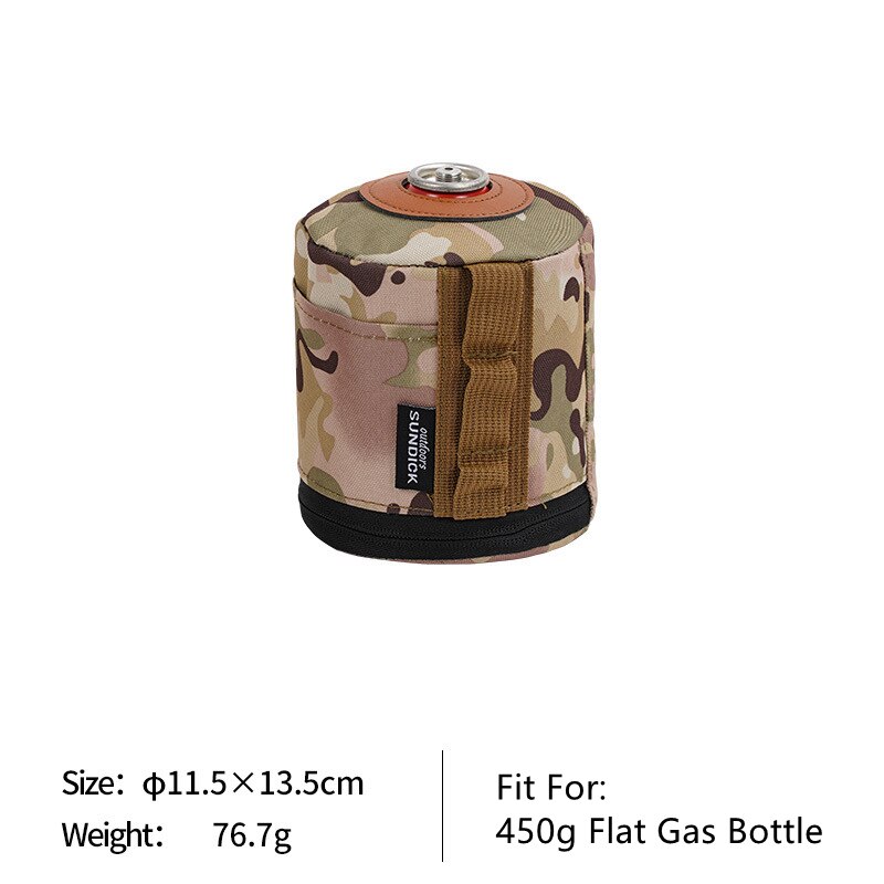 Camping Gas Kan Bescherming Cover Camo Outdoor Gas 230/450G Tank Case Anti-Val Benzine Bus Protector air Fles Accesorios: Camo L
