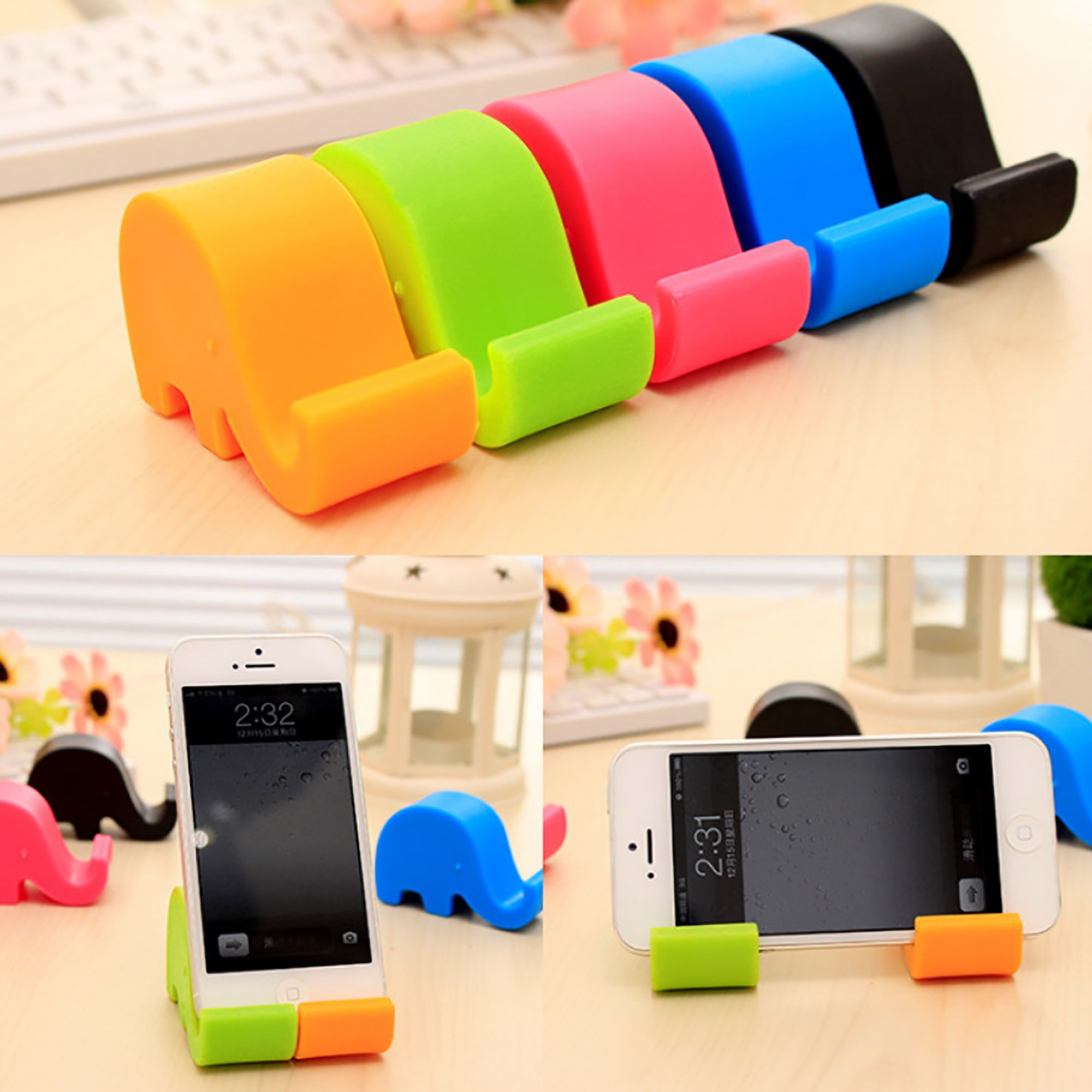 Bureau Mobiele Stand 3Pcs Dikkere Olifant Ipad Air Ondersteuning Tablet Houder Ipad Houder Statief Telefoon Stand Desk Mobiele Houder