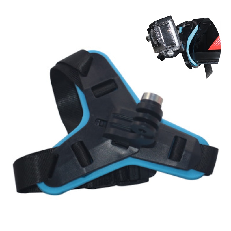 1PC casque intégral menton support de montage pour GoPro Hero 8 6 5 casque de moto menton support caméra accessoires pour Go Pro Hero 8
