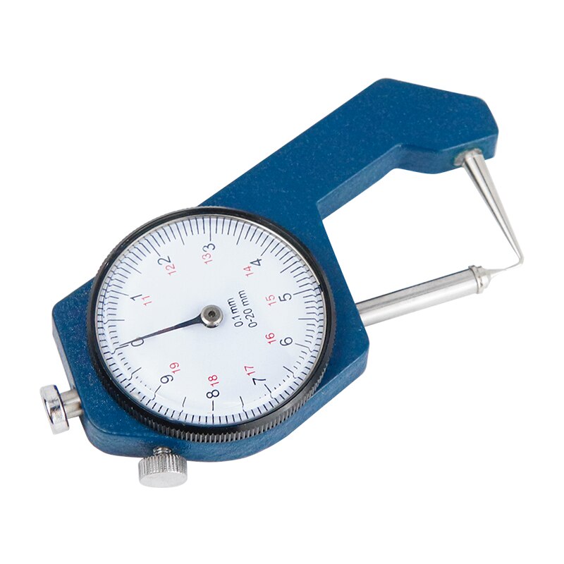 CMCP Dial Thickness Gauge Curved Tip 0-20mm 0.1mm For Hollow Pipe Or Circular Tube Caliper Gauge Measuring Tools