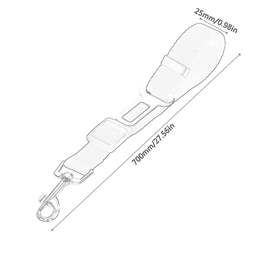 Huisdier Autogordel Hond Intrekbare Veiligheid Touw Huisdier Aangelijnd Hond Autogordel Met Aanpassing Metalen Gesp