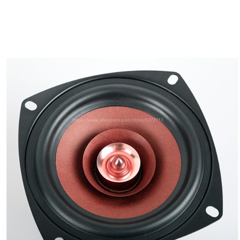 2 Stks/partij 4 Inch Full Range Monitor Bullet Speaker Hifi Woofer Tweeter Met Aluminium 2 Layer Kapton Kegel
