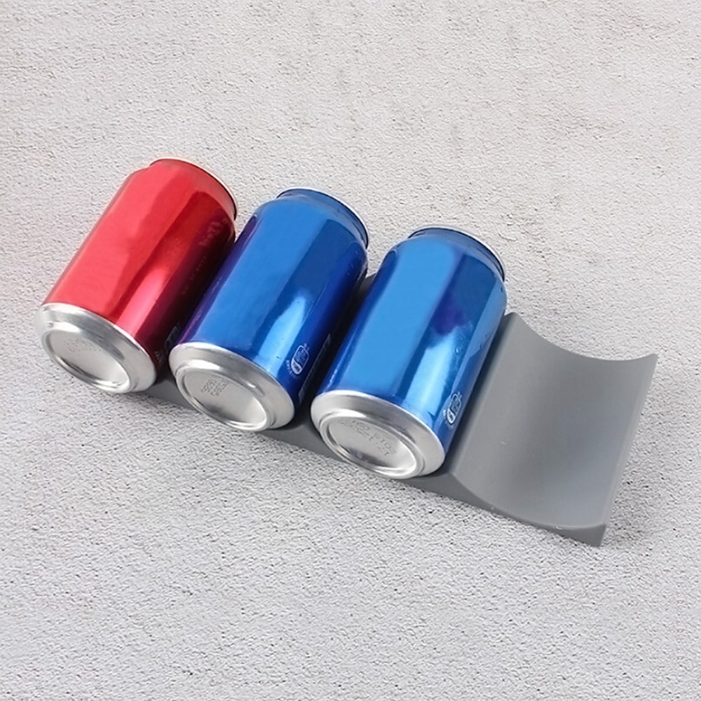 Cabinet Fridge Storage Rack Plastic Wine Bottle Display Stacking Mat Can Easy Stacker Kitchen Tool Wine Rack Wine Bottle Display