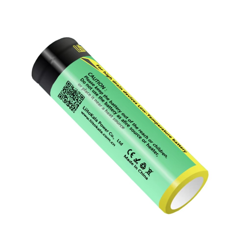 Liitokala li-ion 18650 uppladdningsbart batteri  - lt28a x 2800 , 3.7v med 45a x maxström, perfekt för användning i kallt väder ( (-40 °c)
