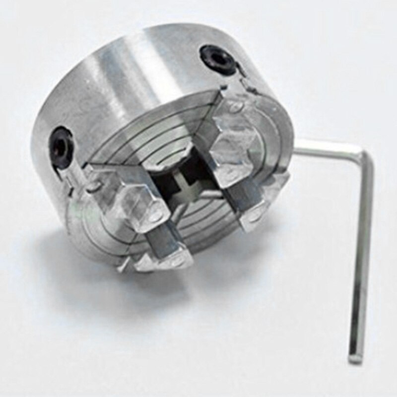 GTBL Four 4 Jaw Chuck Z011A For Metal Mini Lathe M12X1Mm Threaded Back 1.8~56Mm/12~65Mm Mini Collet Lathe Accessory