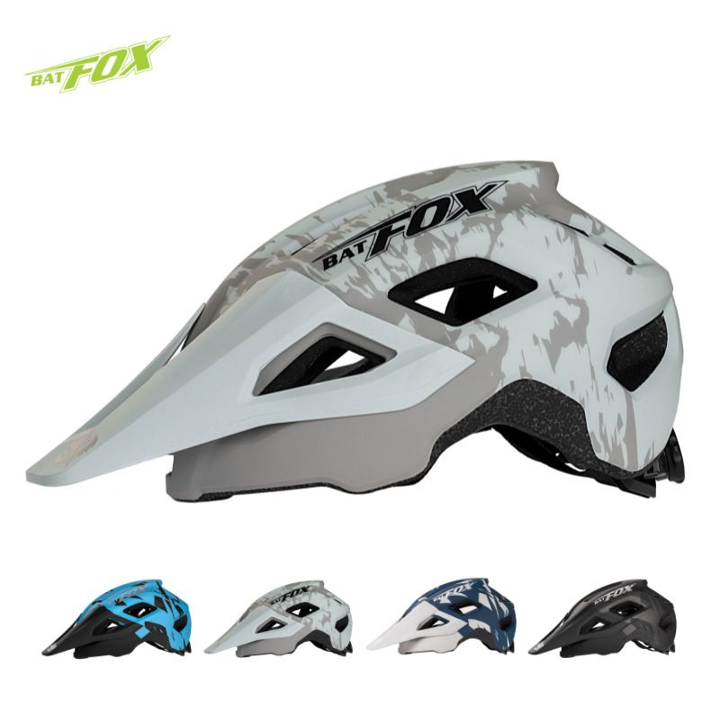 BATFOX Mountain Bike MTB Helmet Cycling Downhill Bicycle Road Ultralight Breathable Men Women Integrally-molded Casco Ciclismo
