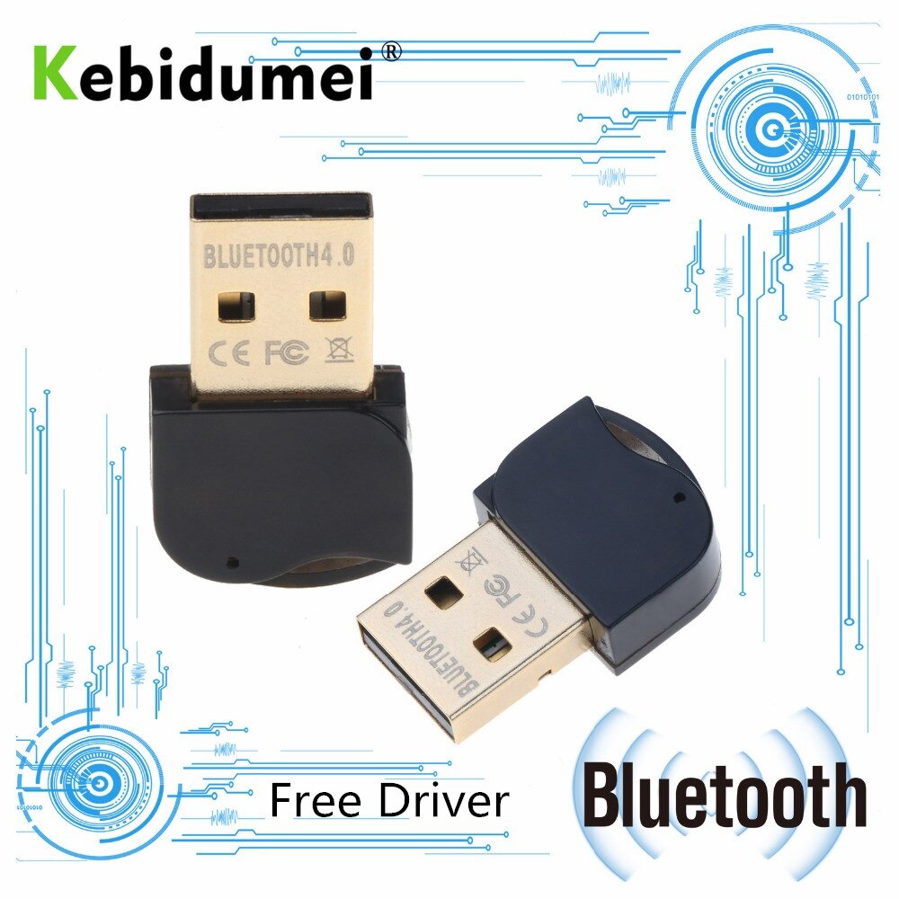 Kebidumei Bluetooth Adapter USB Dongle Draadloze Headset Bluetooth Speaker MVO 4.0 Gratis driver USB Bluetooth Adapte voor Computer