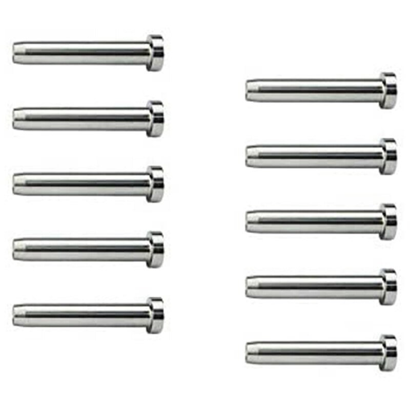 10 Uds. Stemball Swage stemage STEM Stud extremos muertos perno roscado emparejado con tensor de Cable para 1/8 pulgadas Kit de barandilla de Cable