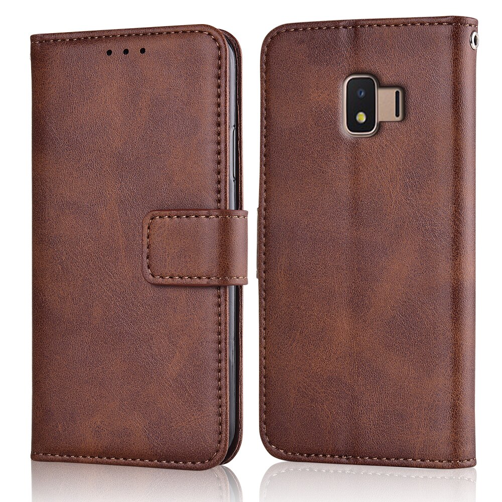 Leather Case Voor Samsung Galaxy J2 Core J260 J260F SM-J260F Case Back Cover Voor Samsung J2 Core J260F Telefoon Flip case J2Core