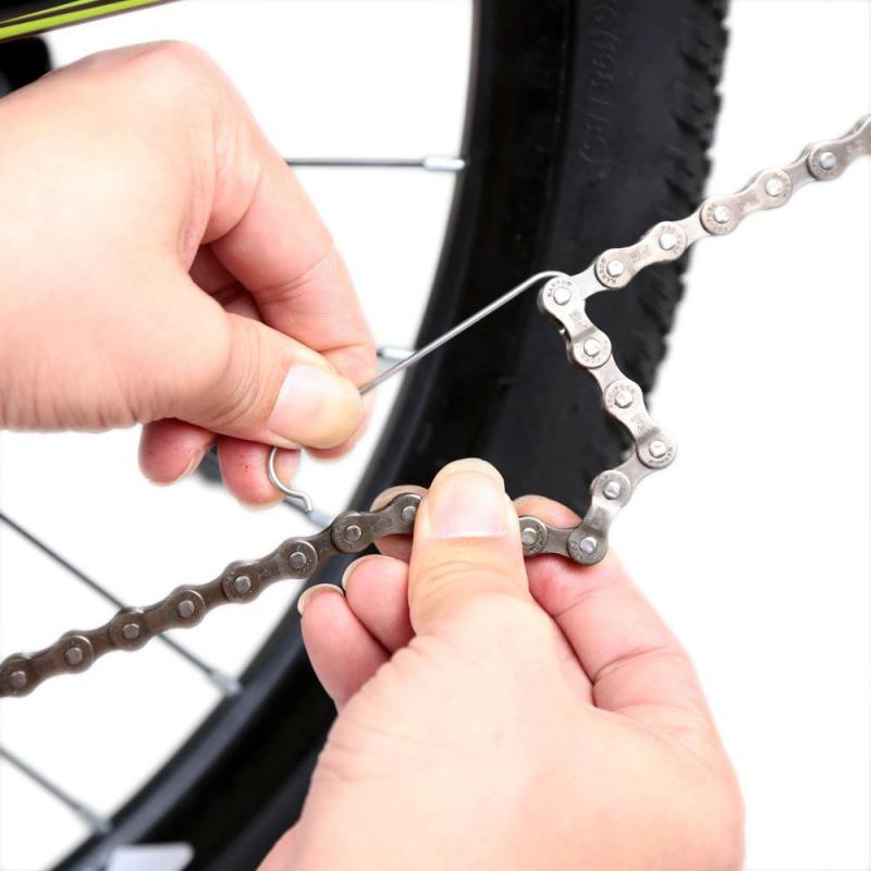 Bicycle Chain Breaker Splitter Portable MTB Bicycle Cutter Bike Hand Repair Chain Repair Removal Tool and Bike Chain Hooks
