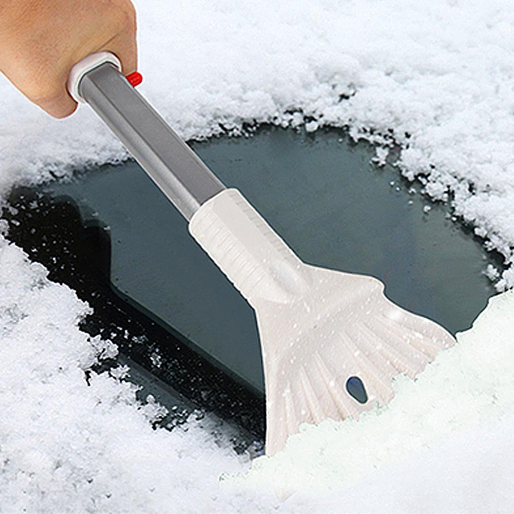 Retractable Winter Auto Vehicle Ice Snow Scraper Multipurpose Long Handle Snow Removal Brush Scraper Ice Snow Removal Tool