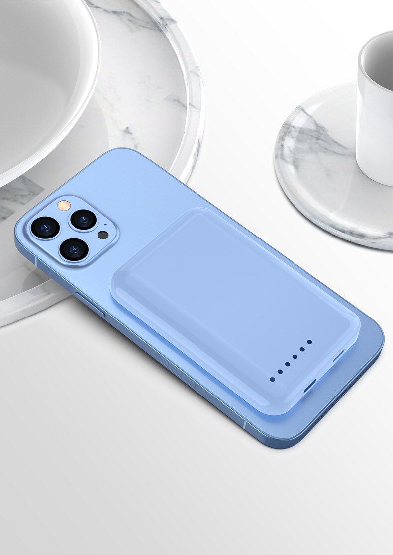 Batería Externa Tipo C Bateria Externa Carga Rapida 10000mah Power Bank Magnético 10000mAh - Carga Rápida 22.5W USB-C + Inalámbrica 15W Para IPhone 12-16 Mejor Power Bank Para Cargar Celular Bateria Externa