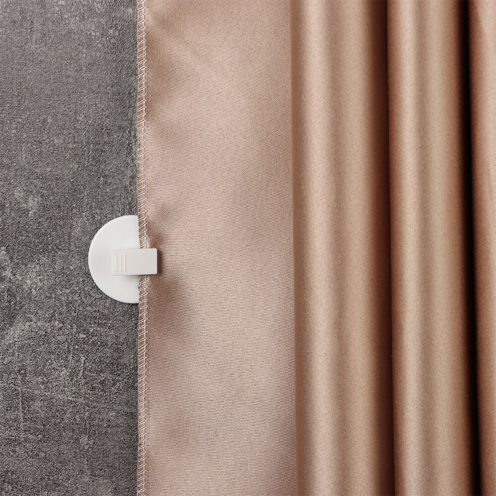 1Pcs Gordijn Clips Gesp Zelfklevende Winddicht Splash Guard Naadloze Douchegordijn Bevestigingsclip Badkamer Accessoires