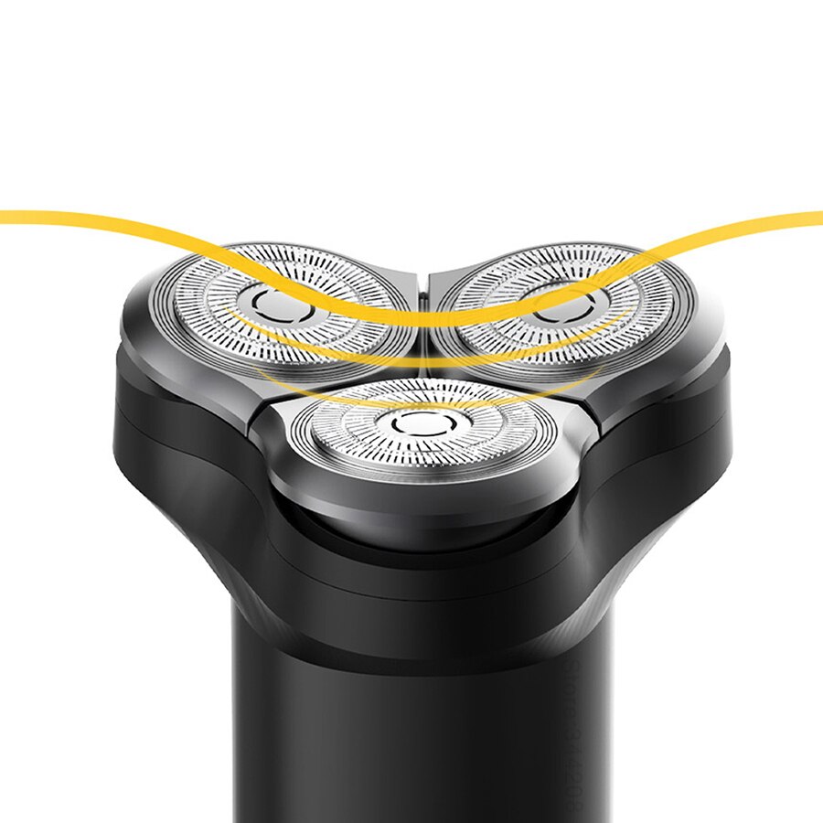 XIAOMI MIJIA przenośna golarka elektryczna S300 sprytny przewód maszynka robić golenia brody 3 tłokowa głowica goląca IPX7 wodoodporna