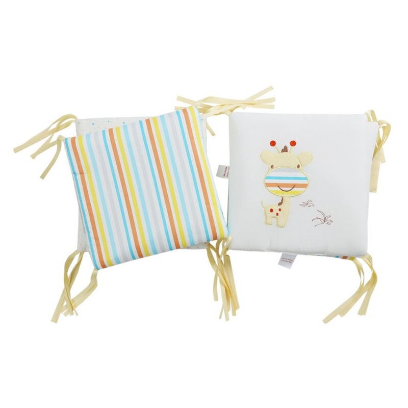 30x30cm Del Bambino Del Cotone Paraurti Presepe Fodera Traspirante Infantile Culla Pad Neonato Culla di Sicurezza Sonno Protezione Cuscino Biancheria Da Letto arredamento Della camera