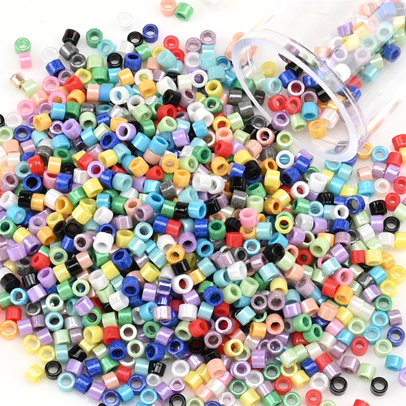 1200pcs Japanese Glass Seed Beads Uniform 2mm SeedBeads For Jewelry Making Diy Bracelet Necklace Small Craft Beads: Lemon yellow