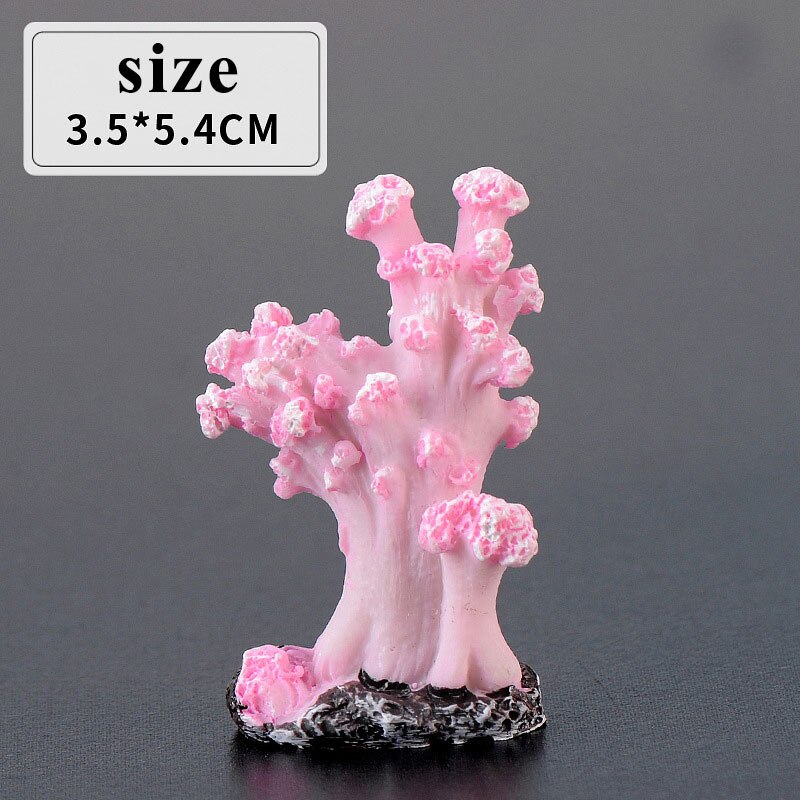 1 stuk kleurrijk kunstmatig koraalrif aquarium decoratie aquarium koraalsteen landschapsarchitectuur ornament diy accessoires: 15