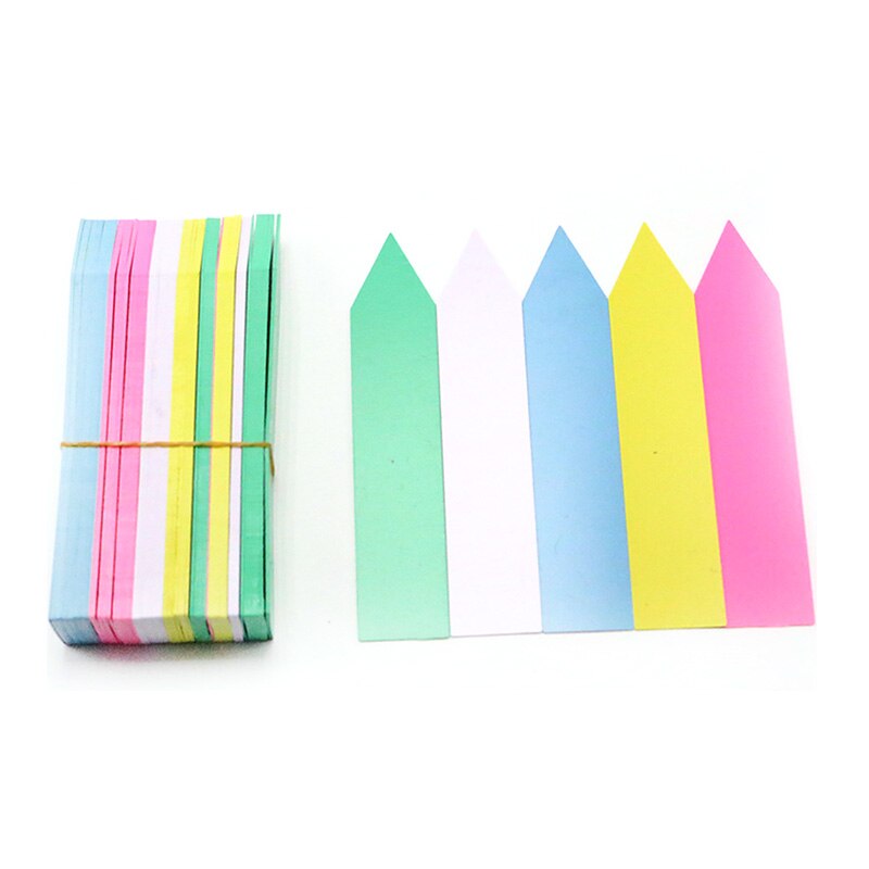 Etiquetas de PVC de 100 piezas para plantas de jardín, etiquetas brillantes para macetas de flores, marcadores de vivero, herramientas de marcado de bandeja, accesorios de jardín