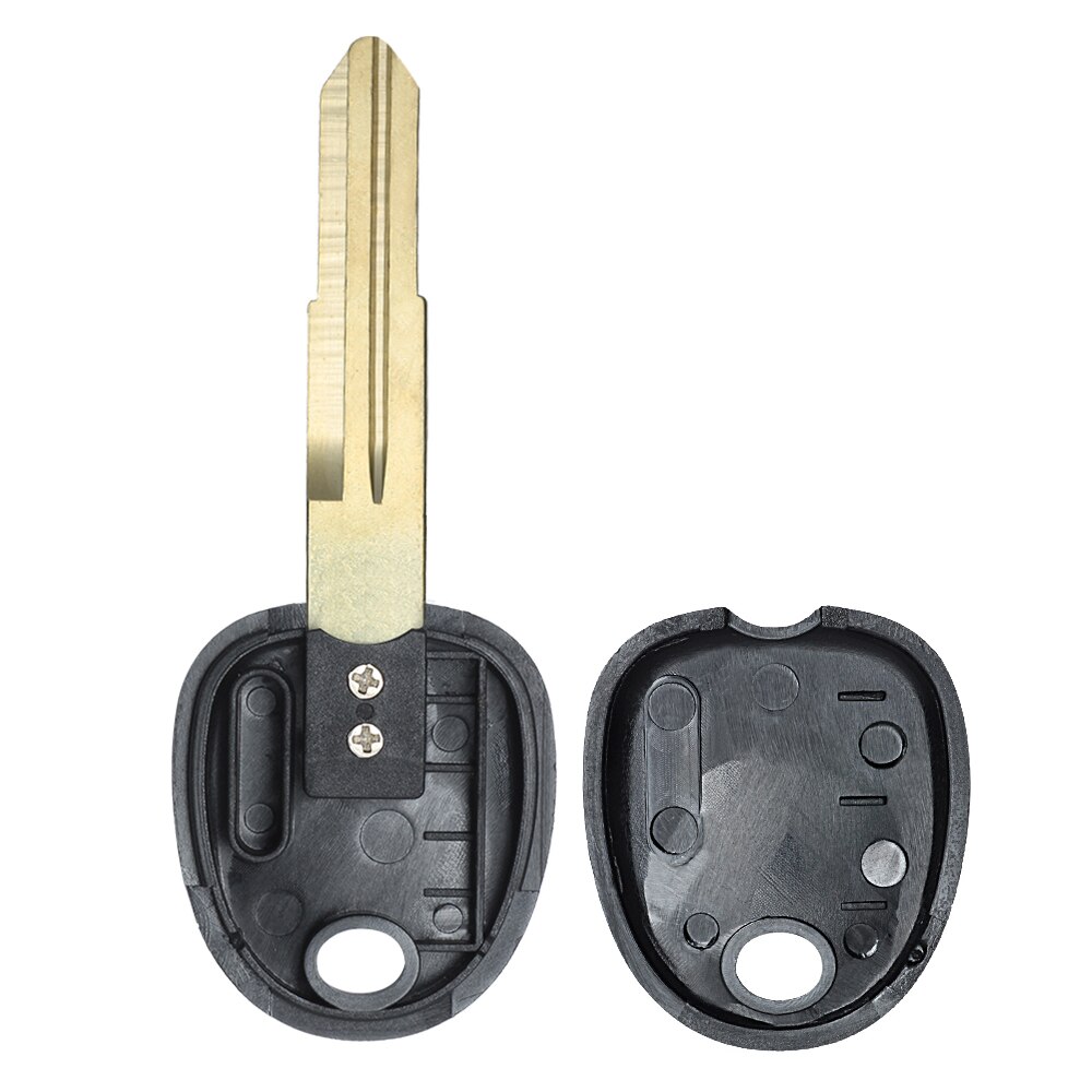 Keyecu Transponder Chip Key Case Shell for Hyundai Coupe Tucson Elantra Accent Santa Fe i10 with Left Right Blade