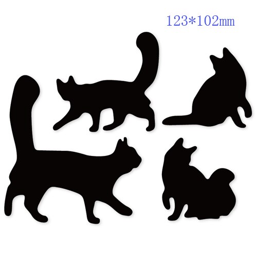 Renard, chat, grenouille, loup élément Animal métal coupe Dies Scrapbooking pour la fabrication de cartes bricolage gaufrage pochoir coupes artisanat Die: Vert armée