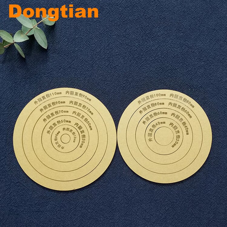 Useful Circle Square Hexagon Acrylic Drawing Template Patchwork Drawing Tools Drawing Ruler DIY Craft Accessories: 1 Set For Circle