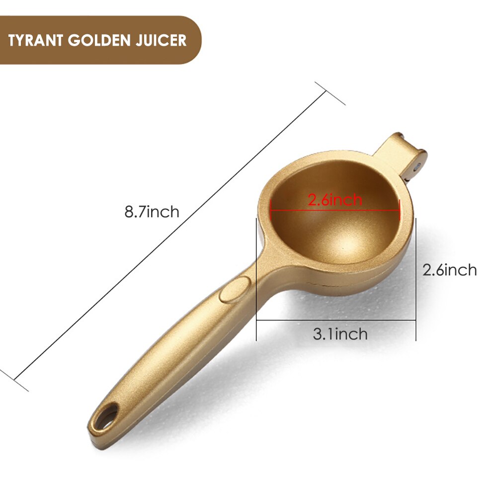 Exprimidor Manual de cítricos, prensa de limón, utensilios de cocina y accesorios, herramientas de cocina: Gold